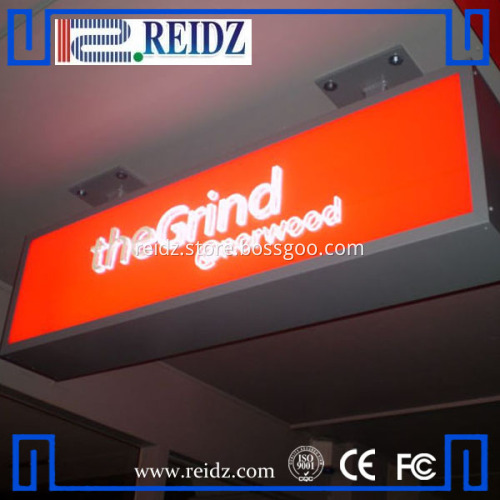 aluminium profile 3D light box sign